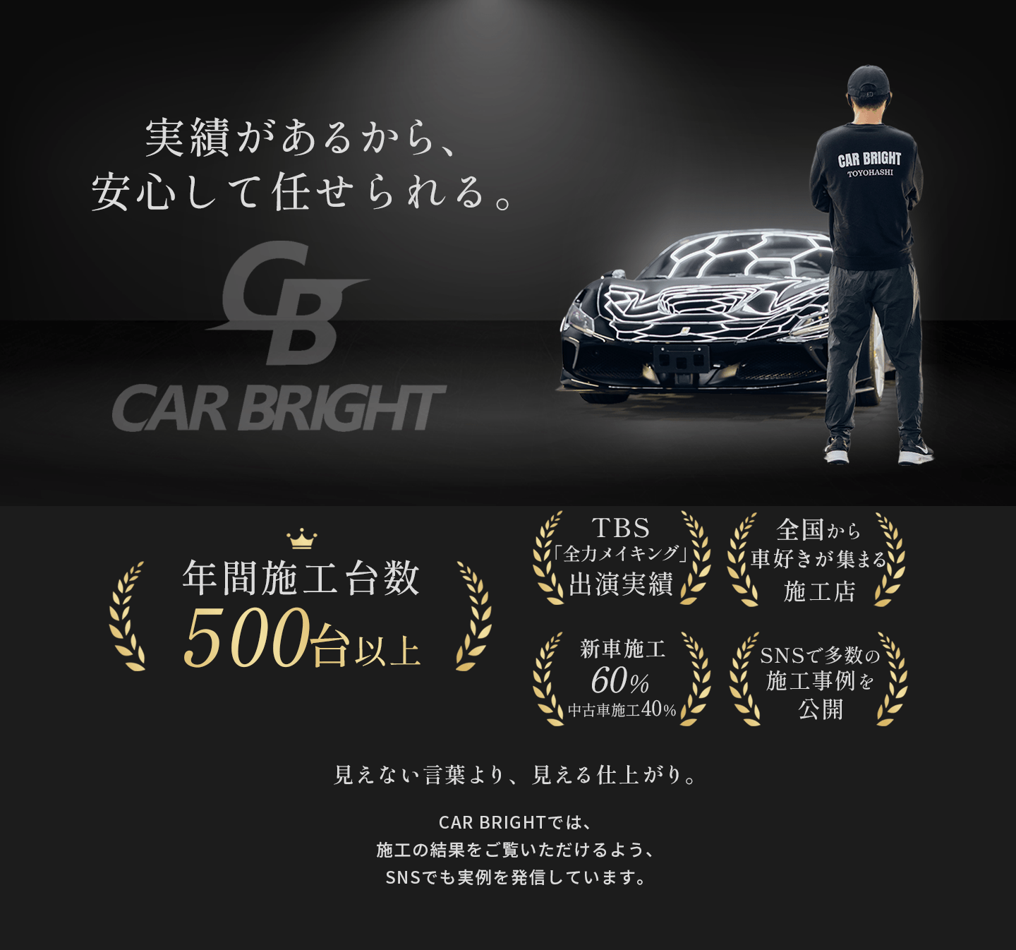 実績があるから安心して任せられる